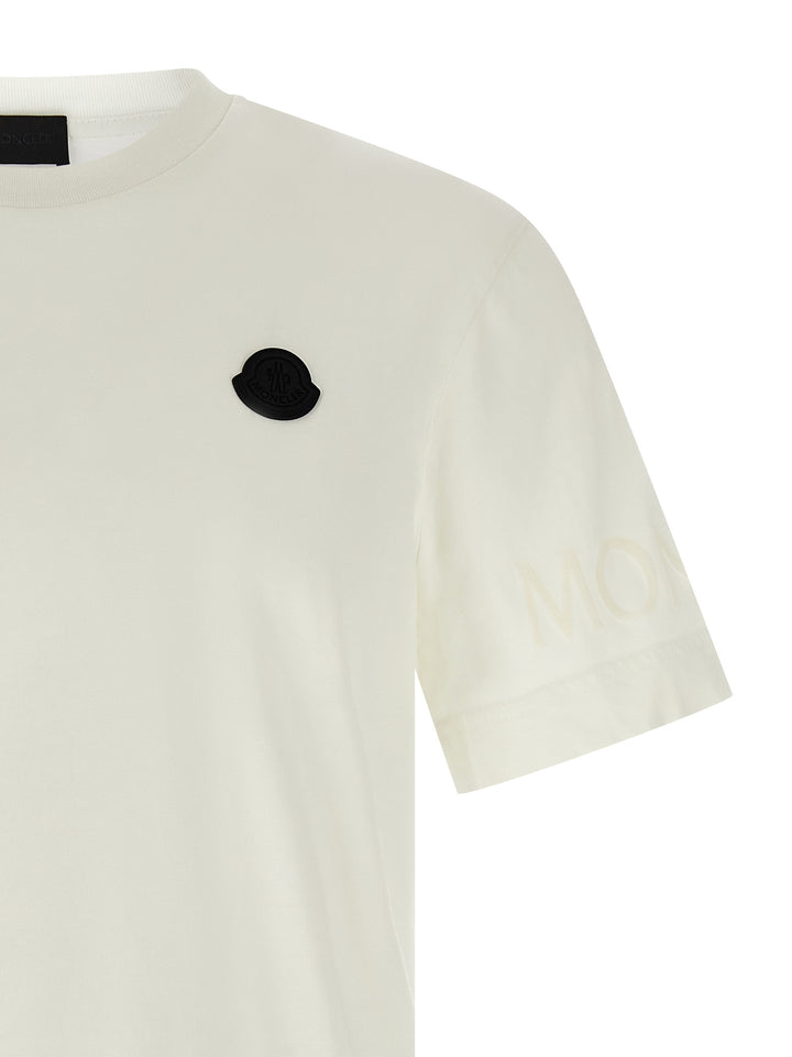 Moncler Logo T-shirt - White | d03164ee2e5ce5ff07b41ea13d11696796617a83