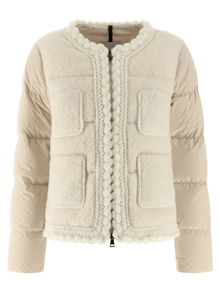 Moncler Ripaille Puffer Jackets - Beige | d0de0019cdf2e84b035be33d0370320e2ab7ab7d