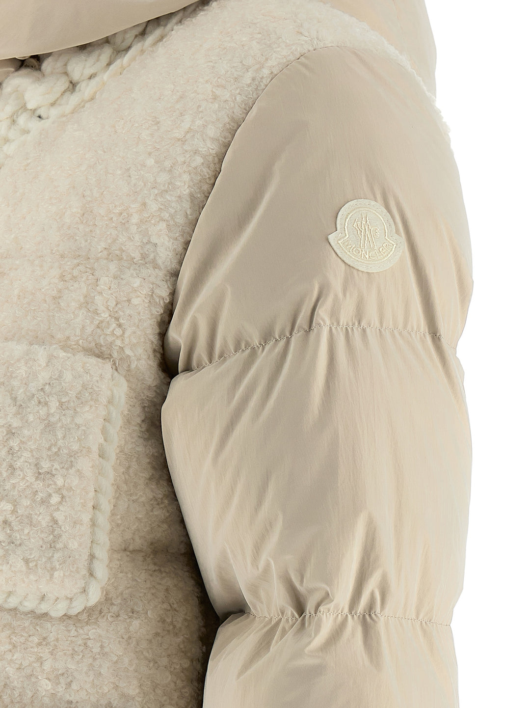 Moncler Ripaille Puffer Jackets - Beige | 7fe5b99dd378788eb3ab24b56b2b2136642999ab