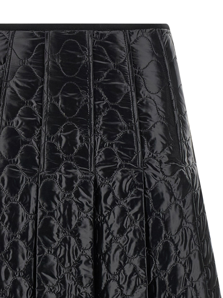 Moncler Laqué Nylon Skirt Skirts - Black | 7481e984365cd2bdbd346a952fa7aede3483983b