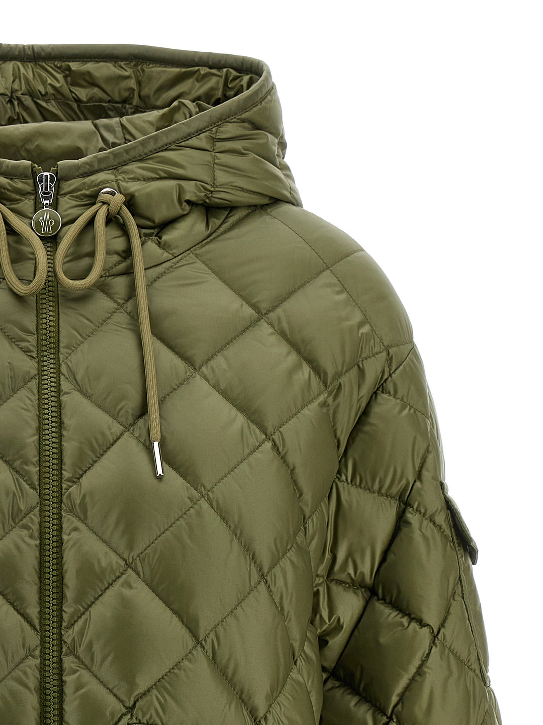 Moncler Diamond Quilting Down Jacket Puffer Jackets - Green | c7cb664271f1b6d67071e53002ba9ef71468d154