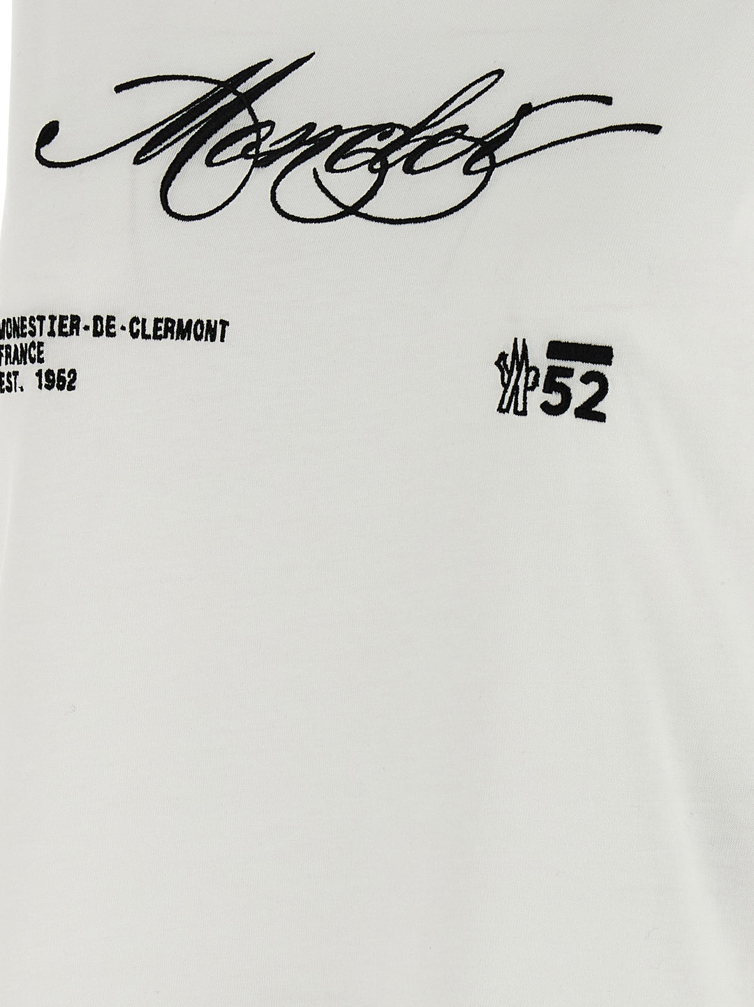 Moncler Embroidery T-shirt - White | bdfeee2701e8858199cbc7441f47289986927b21