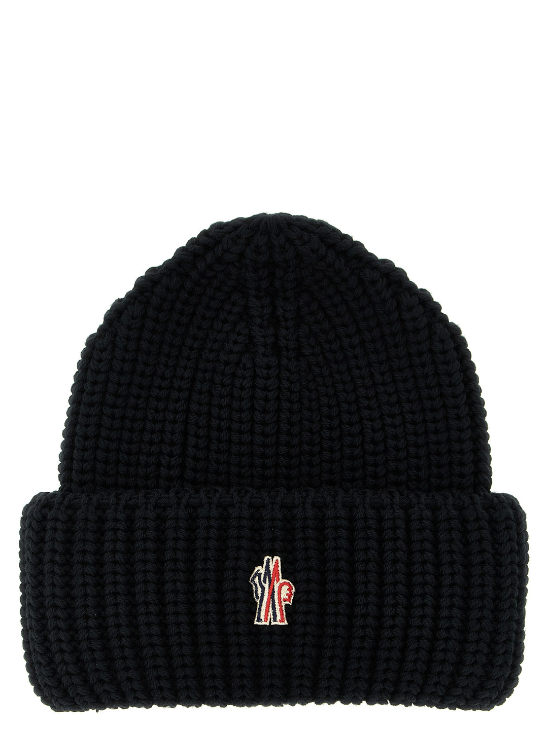 Moncler Grenoble Logo Patch Beanie Hats - Black | 5b0ab2c9bff3b23853235d89b57d0c2edf8bf8b0