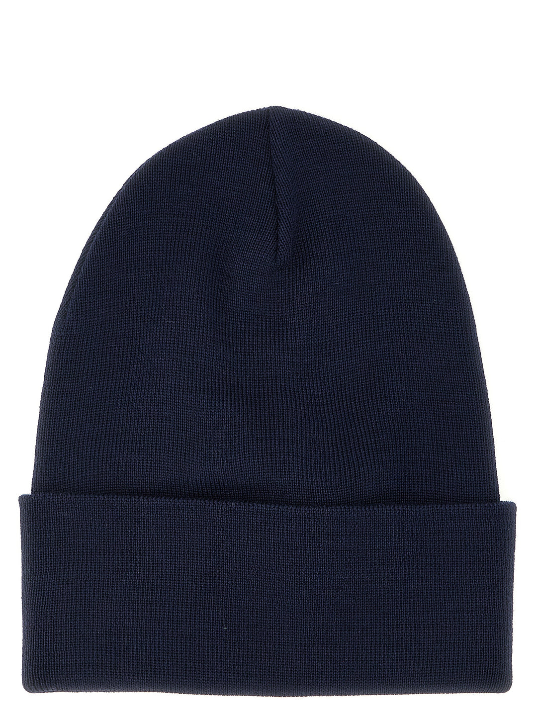 Moncler Grenoble Logo Patch Beanie Hats - Blue | 39ec765fd9cfed6b0c74a5af4b39e0ba021bca61
