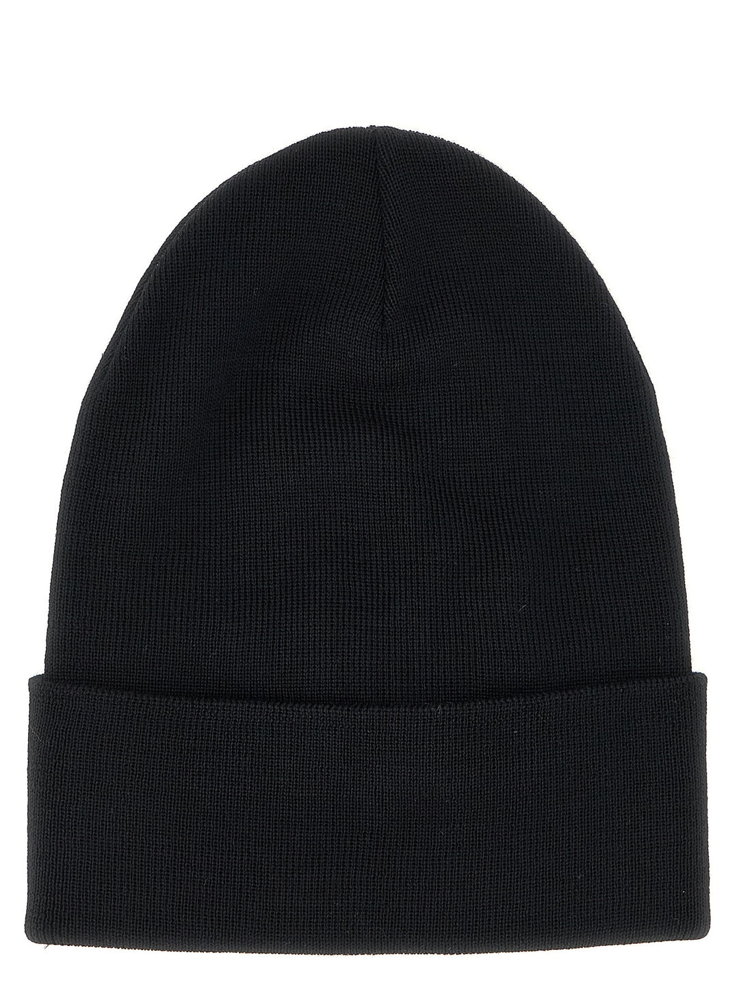 Moncler Grenoble Logo Patch Beanie Hats - Black | e02ea55cfc7fdc15b117a724cb20c3b5e0cc33cb