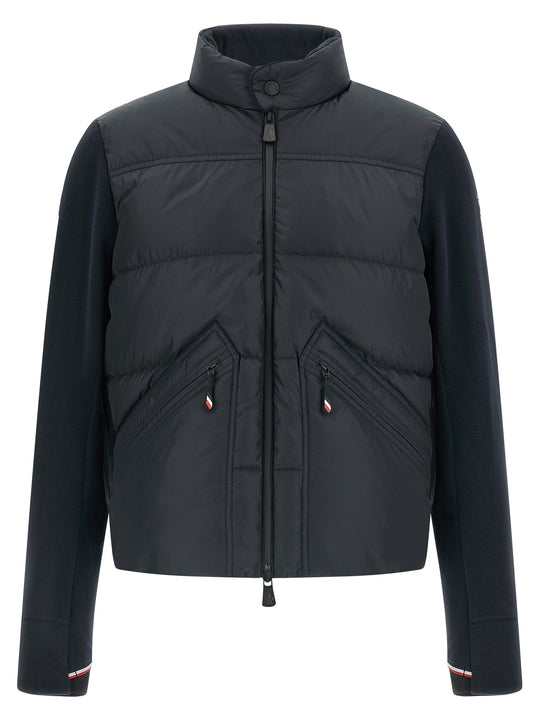 Padded Cardigan Sweaters And Cardigans Blue