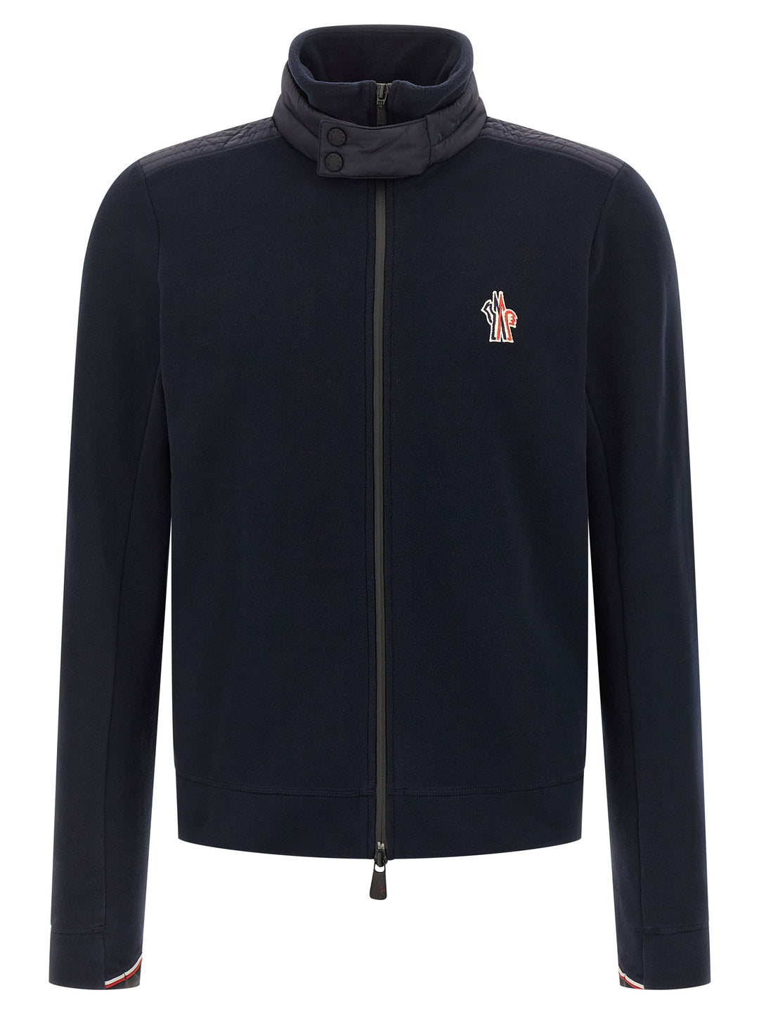 Moncler Grenoble Fleece Cardigan Sweaters and Cardigans - Blue | 99ace445868f1968c540794f5bcc0f14c4a9a5b7