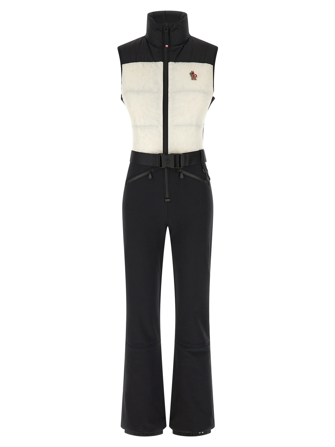 Moncler Grenoble Sleeveless Ski Suit Jewelry - White/Black | 55a549a0f4330a7ca98570d33c26d895a8c1f8b7
