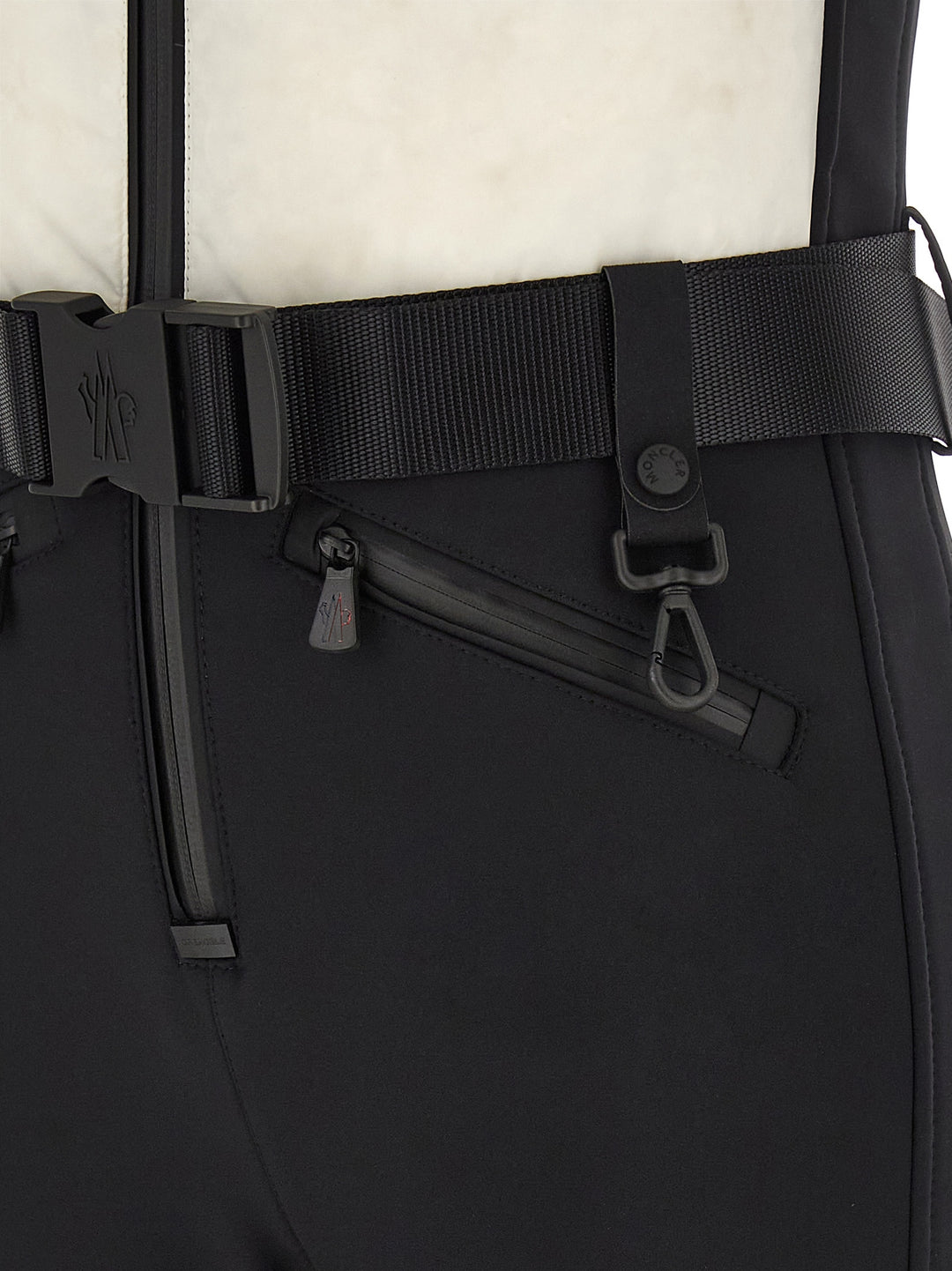 Moncler Grenoble Sleeveless Ski Suit Jewelry - White/Black | 65ca6437017329378617d1e7e2025d628b79cebf