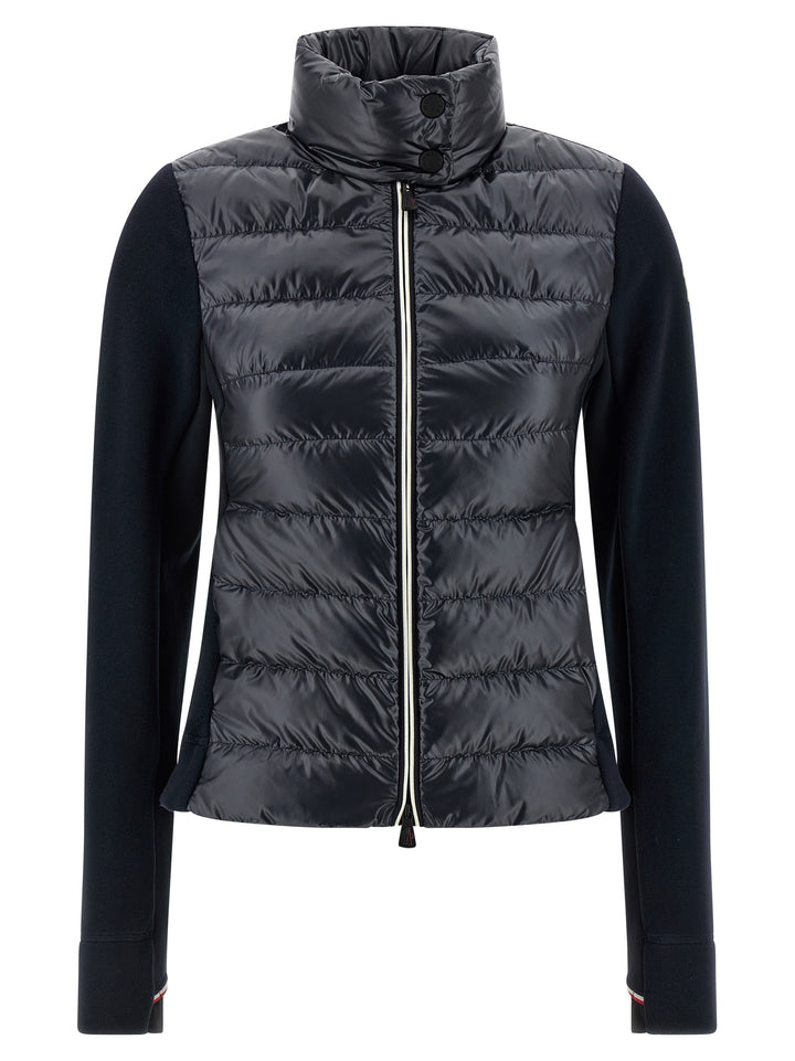 Moncler Grenoble Padded Vest Sweatshirt - Blue | f5ac3f261aaa3dc2bc36c7ad887df0cadddc3d7c