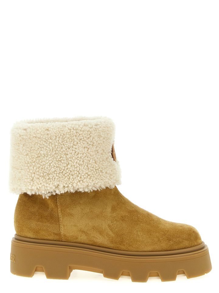 Moncler Aurea Boots and Ankle Boots - Beige | 033bd4577473c86a7d276fc16dde1711464c5d3b