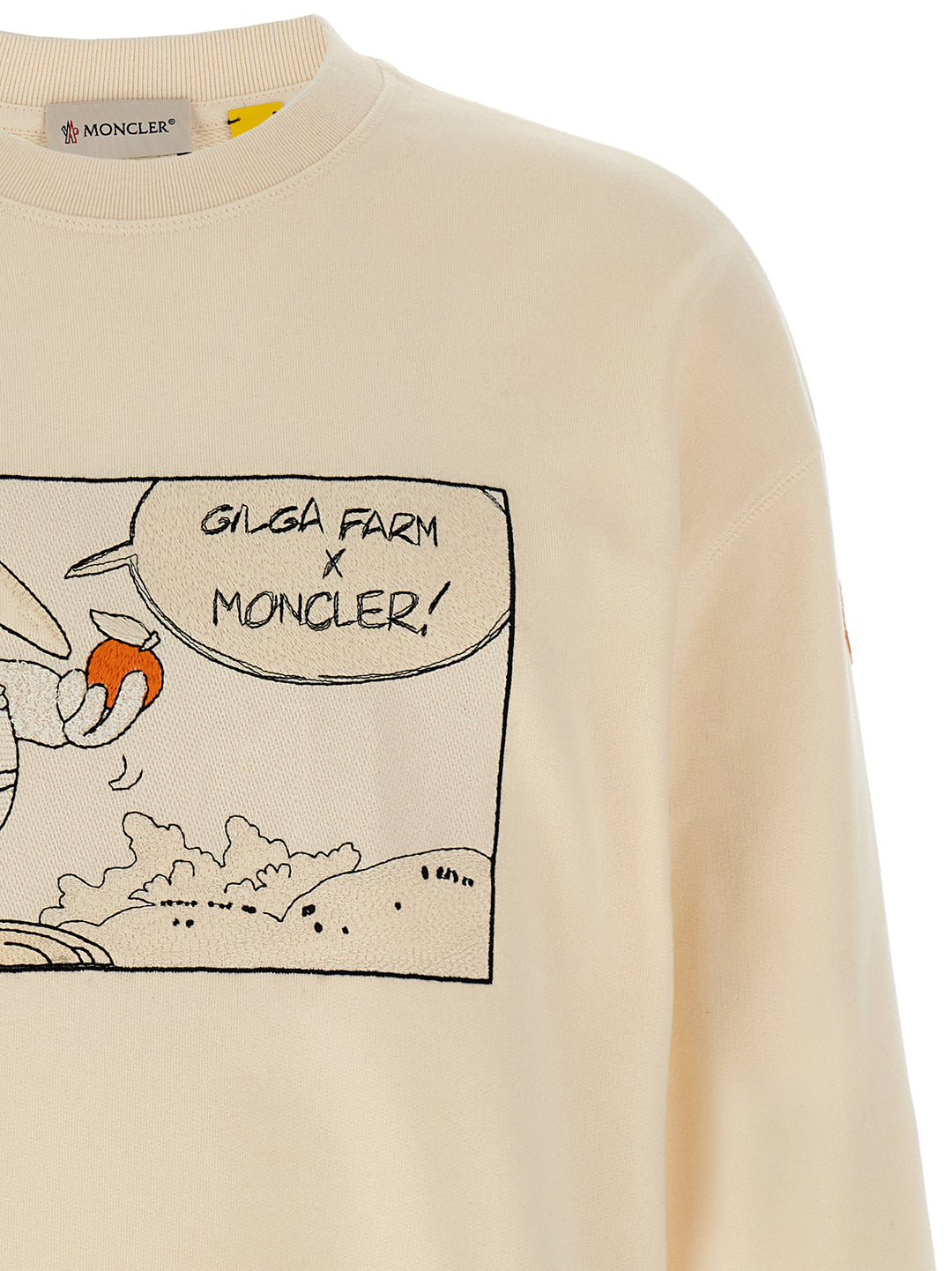 Moncler Genius Moncler X Gilga Farm  By Donald Glover Sweatshirt - White | 4be0a39bfc898849e4cf176a29f8d521e4d33b7b