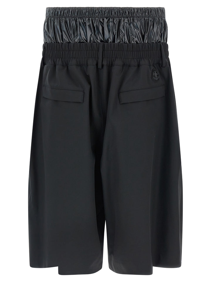Moncler Genius Bermuda Moncler X A$Ap Rocky Bermuda and Short - Black | 132350757e0be082cac1e8b97f4a959ce5c2051b