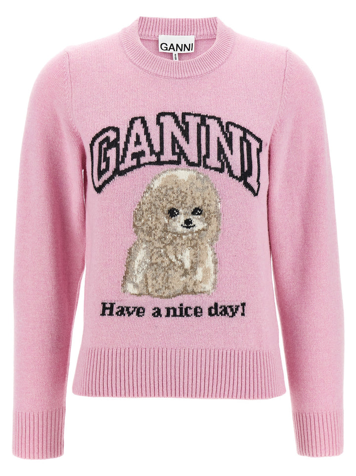 Ganni Pink Poodle Sweaters and Cardigans - Pink | 32f82884b80326447f99898103676d224761d666