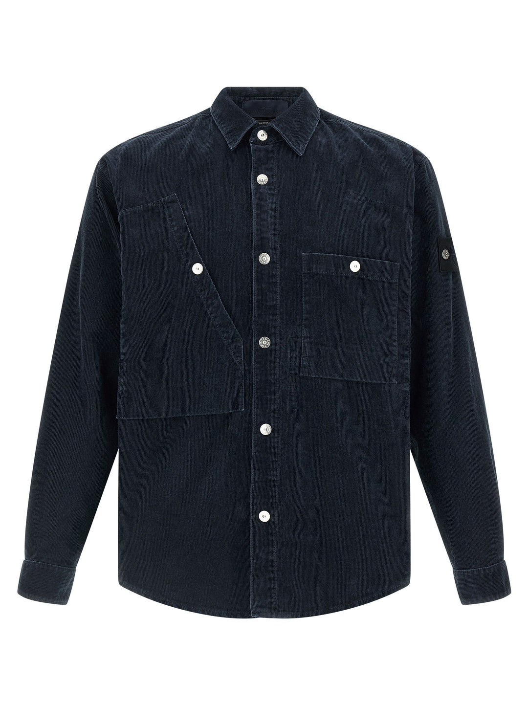 Stone Island Corduroy Shirt Shirt and Blouse - Blue | 3790553f7d34084d9262e744d3dc29aacaaae8d3