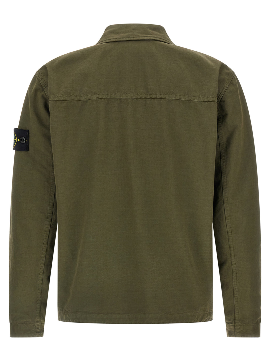 Stone Island Raw Cotton Overshirt Shirt and Blouse - Green | c38c9b1368e46b1ec4b8832dcab96120f3a6eab3
