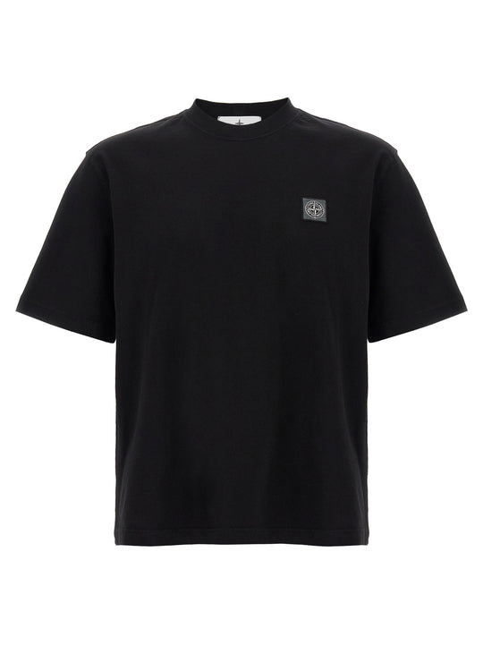 Logo Patch T-Shirt Black