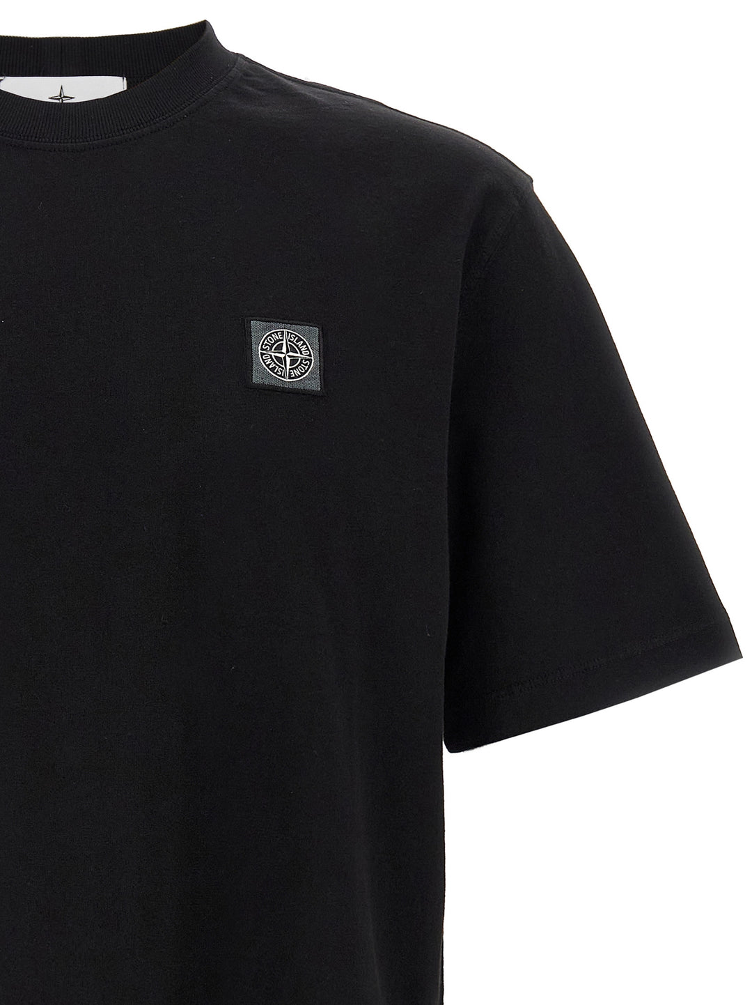 Stone Island Logo Patch T-shirt - Black | 01ab96cc0f07d3e7ffe48ce6974c1c43827a0260