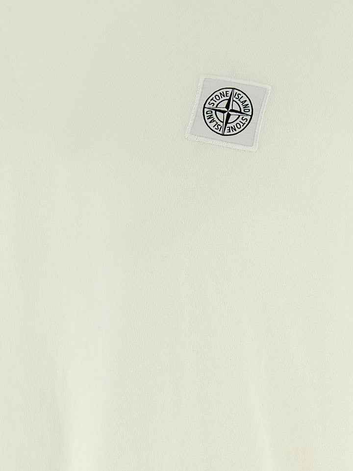 Stone Island Logo Patch T-shirt - Beige | b5bf316b9ac87374d854b9b27916673e014339fa