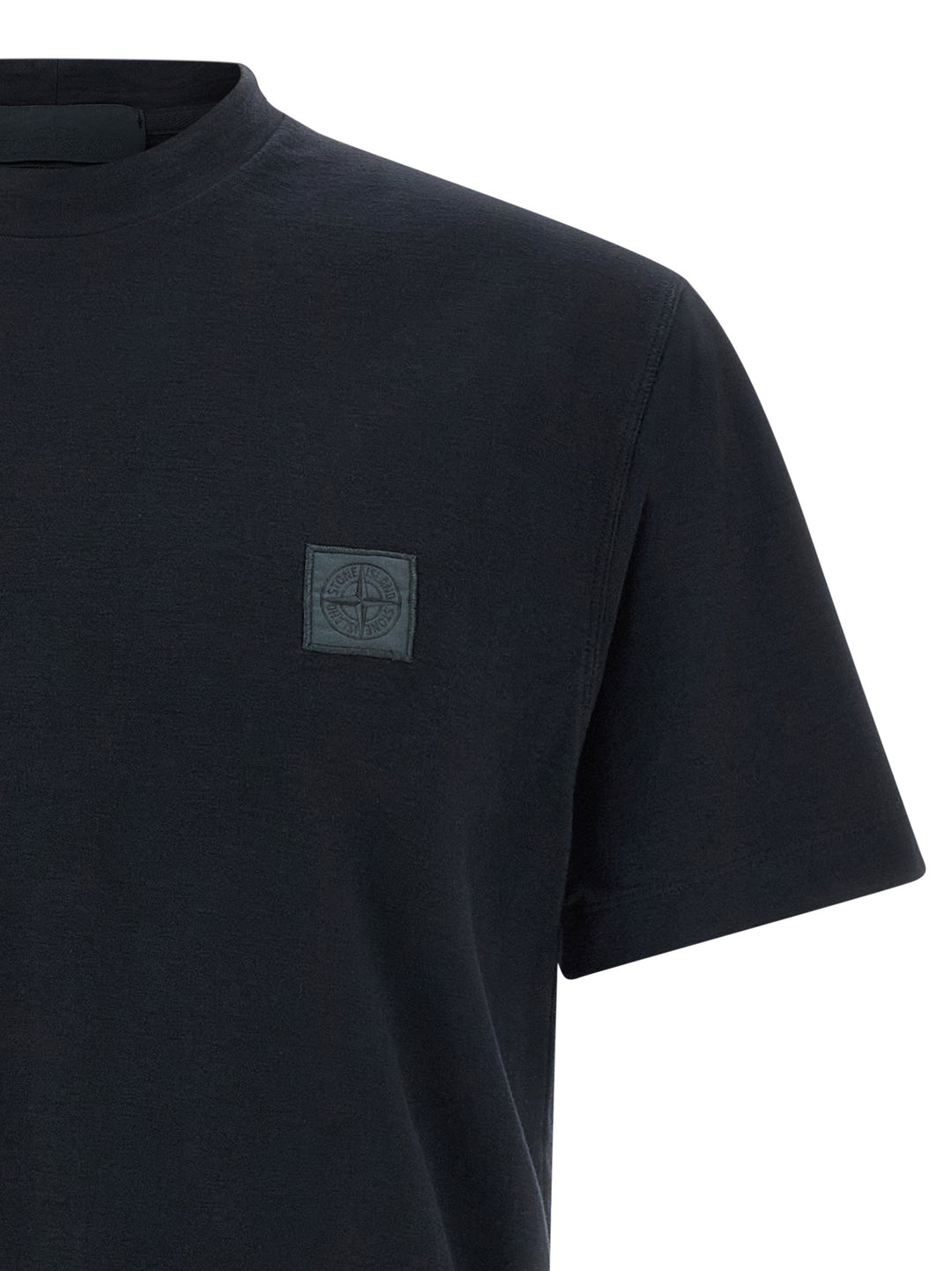Stone Island Logo Patch T-shirt - Black | 23f804606c7a522d03b819773a07ed9a366ad1f6