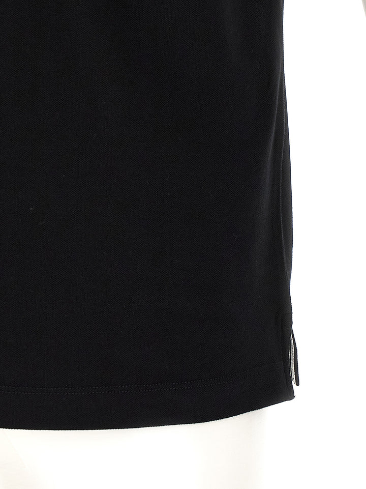 Stone Island Logo Patch  Shirt Polo - White/Black | 09458e66c84fc2d4539bf8cea864149242967058