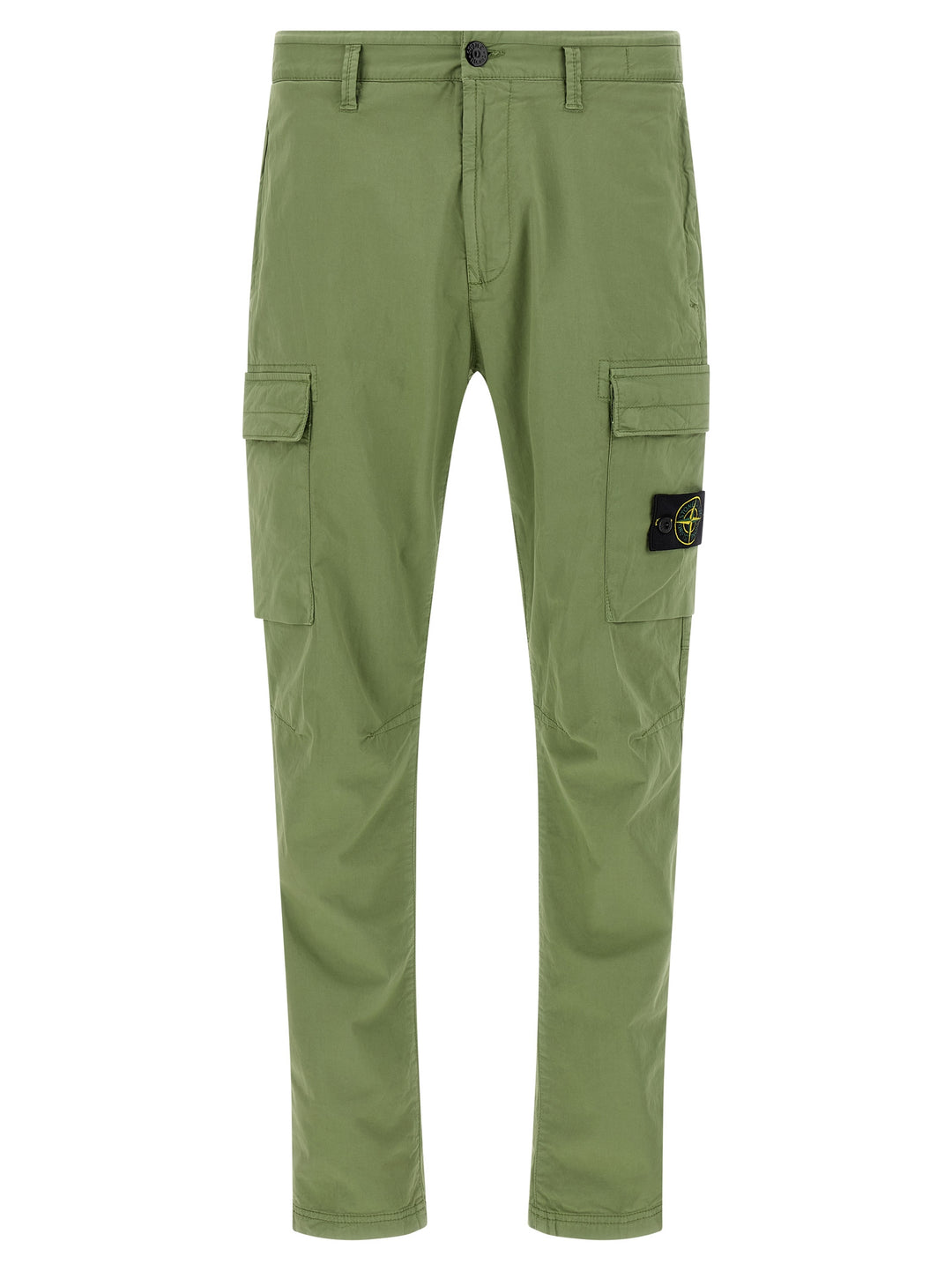 Stone Island Logo Badge Cargo Pants - Green | 507ef8ac4169b8e2321e178a93c813833c5ca4d7