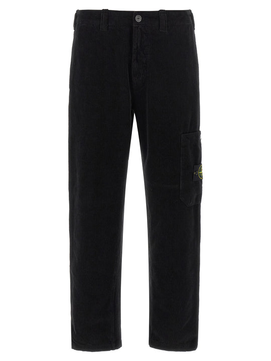 Velvet Cargo Pants Black