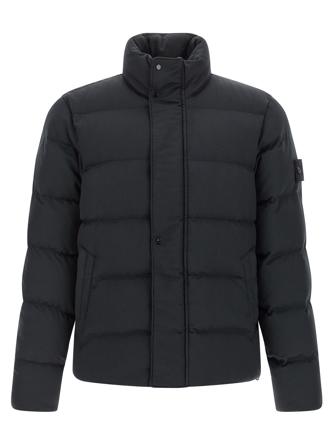 Stone Island 4100100 Twill Wool-Tc Ghost Piece Puffer Jackets - Blue | 88896bb6ccc977fc2617bc3e6b9d203cf512107c