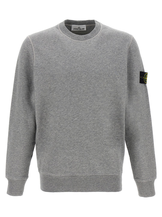Logo Badge Sweatshirt Gray