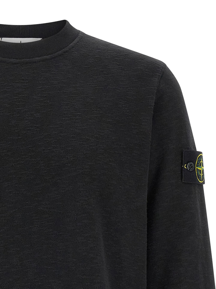 Stone Island Cotton Sweatshirt - Black | d5e6cf015739f05323cfc348fe09e7dca2c9a5c4