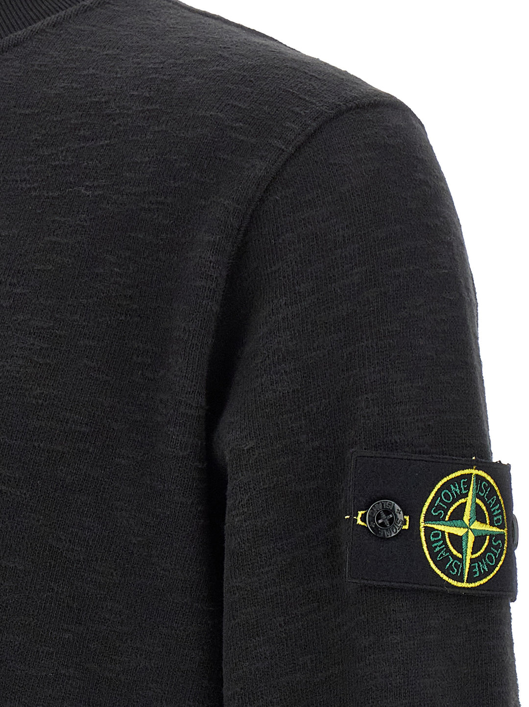 Stone Island Cotton Sweatshirt - Black | 03c83d49c747eb2c2f5825533123bd4b1a283b20