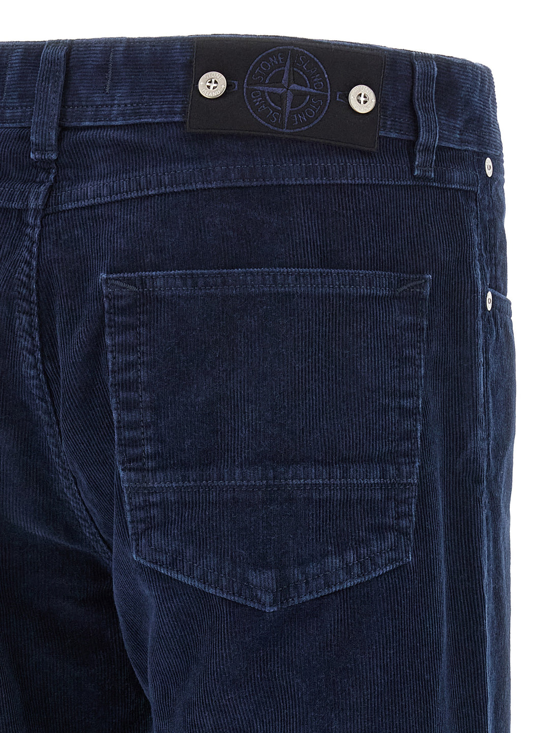 Stone Island Corduroy Pants - Blue | b420e874278107bcf8e122bf20003ca848bad075