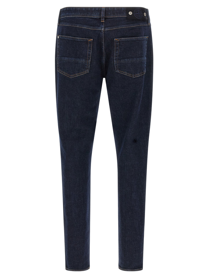 Stone Island Indigo Denim-Rinsed Jeans - Blue | 0c3cd1d62a581356f214108d08e2e4ee57fd4b38