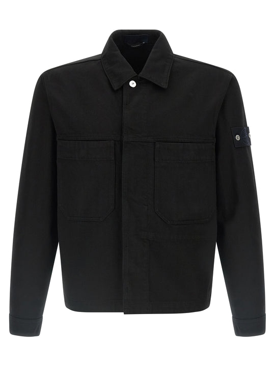 Bull Denim-Tc Puffer Jackets Black