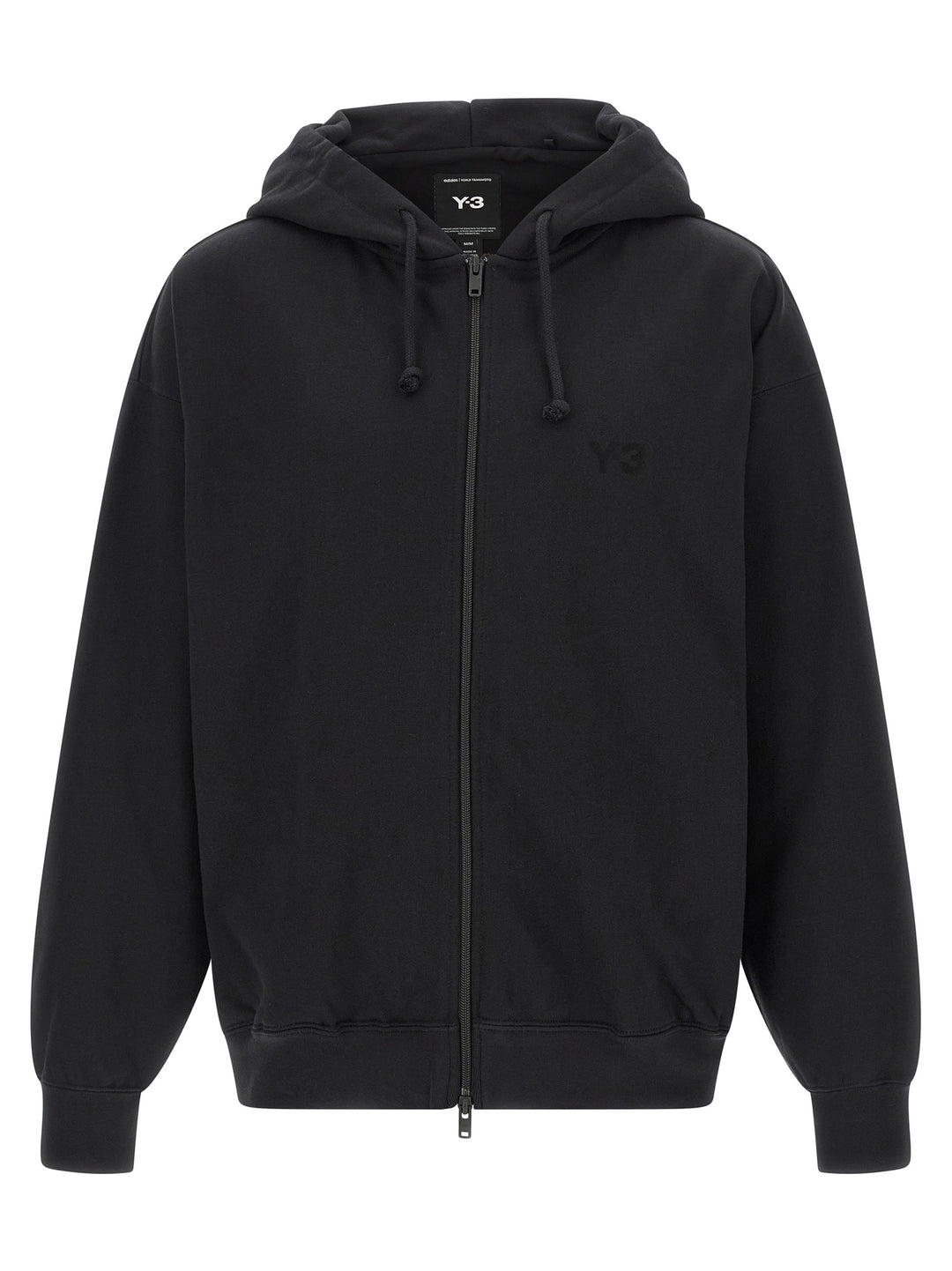 Y-3 Y-3 Brushed Terry Zip Sweatshirt - Black | e7d8aa802b059027e1d8b5fddc4c50446b2780fa