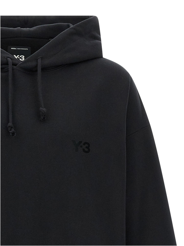 Y-3 Hoodie Sweatshirt - Black | 3e8ecc51a180557265b77266679094be7d5054fa