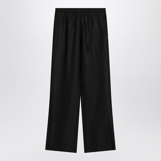 Black Wide-Leg Kadala Trousers