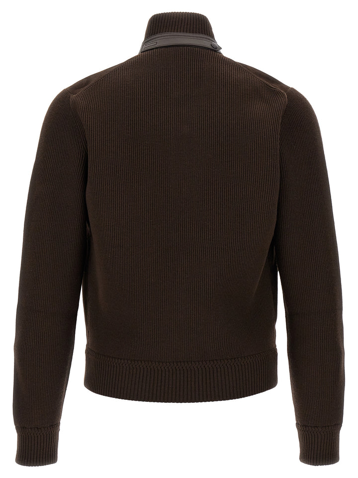 Tom Ford Suede Blouson Puffer Jackets - Brown | 66ac6f12020a68910ddfd8de808dad68caa11637