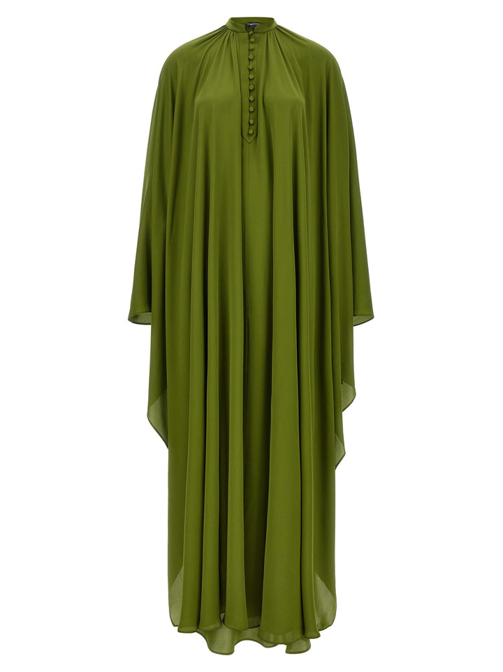 Tom Ford Cape Dress Dresses - Green | 8721be9e5cc802d8769580040d077ca89c26f7a3
