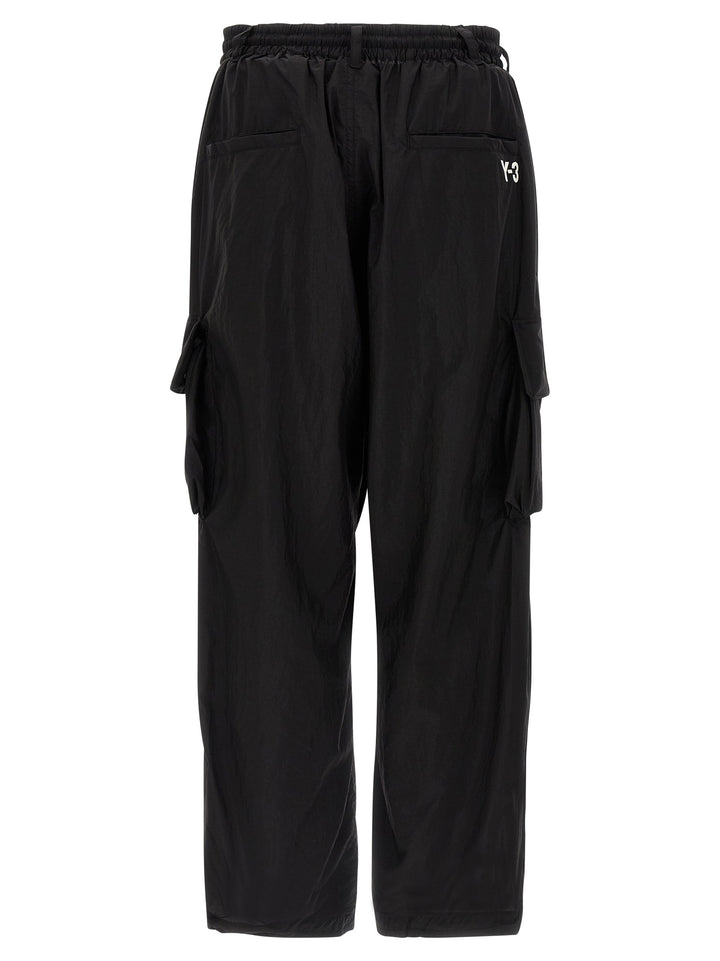 Y-3 Nylon Wired 3-Stripes Pants - Black | 748c486d7769b4646f0372e6f6480f878ec03d5b
