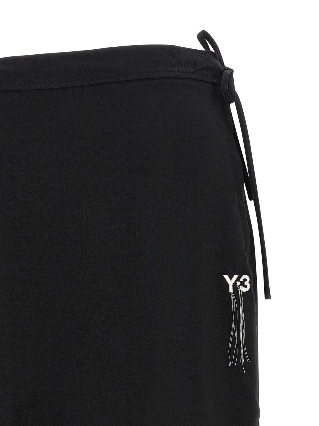 Y-3 Y-3 Sport Uniform Raw Cut 3-Stripes Skirts - Black | 76fd0610f7dc4745afa9366c1a6e917ff6fc8d7b