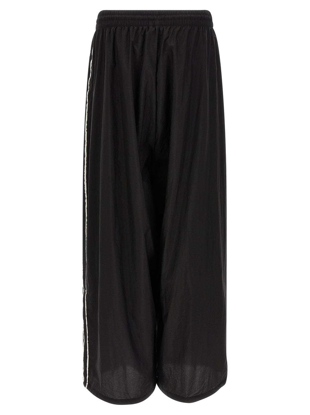 Y-3 Y-3 Raw Edge 3 Stripe Wide Pants - Black | 21346e8e93177c17a11474ec315fbdc25c289b26