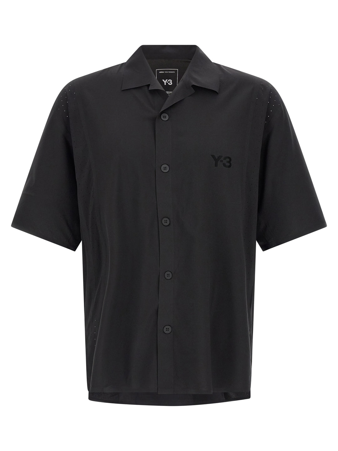 Y-3 Vinyl Logo Shirt Shirt and Blouse - Black | d3dede3d50e1925d8256cb778d38ecb9dded9dd9