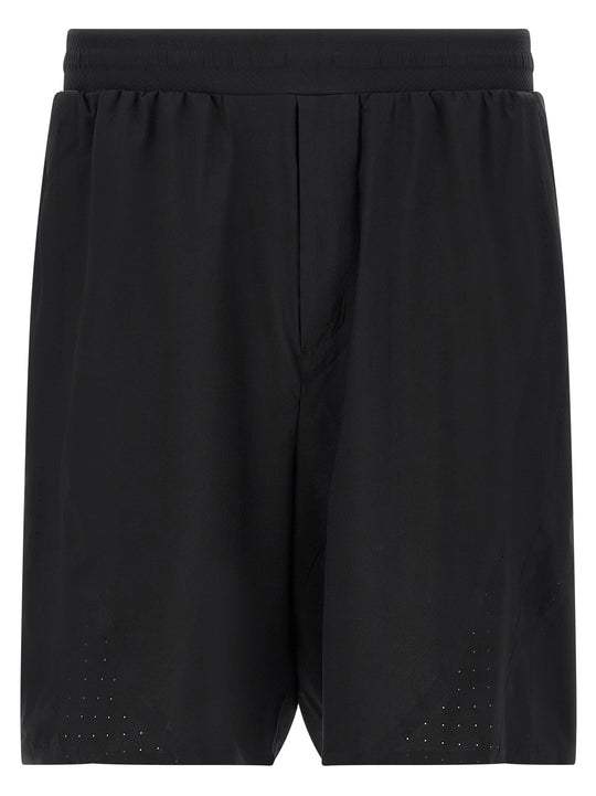 Vinyl Logo Bermuda Shorts Bermuda And Short Black