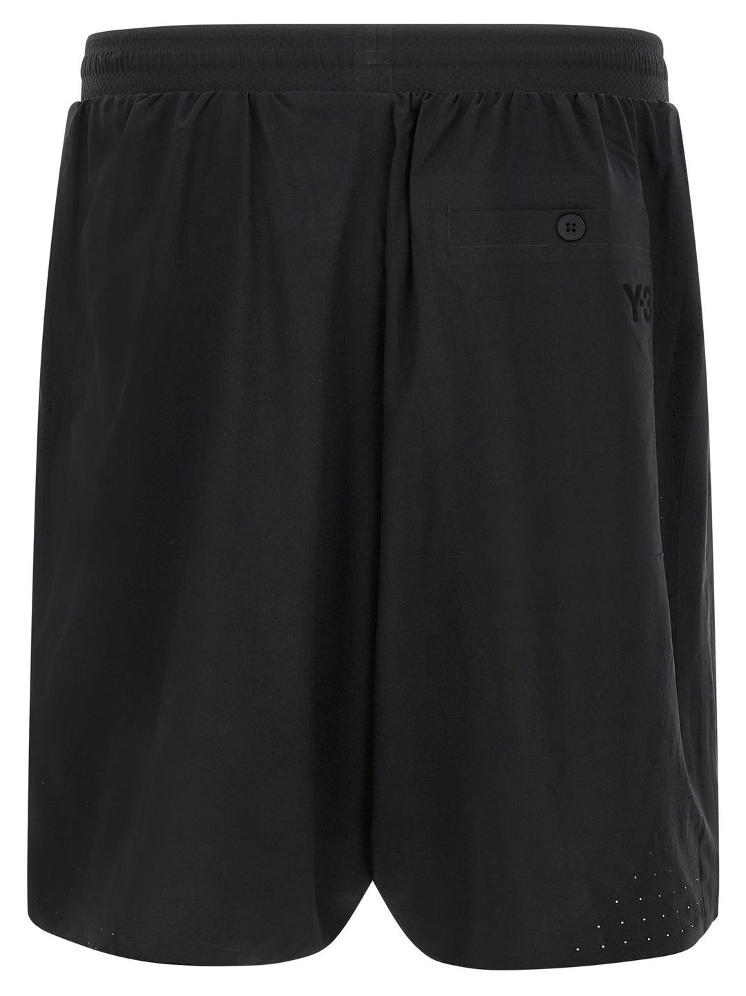 Y-3 Vinyl Logo Bermuda Shorts Bermuda and Short - Black | 746cbd1b1252d2567ce6802a020e800c84940492