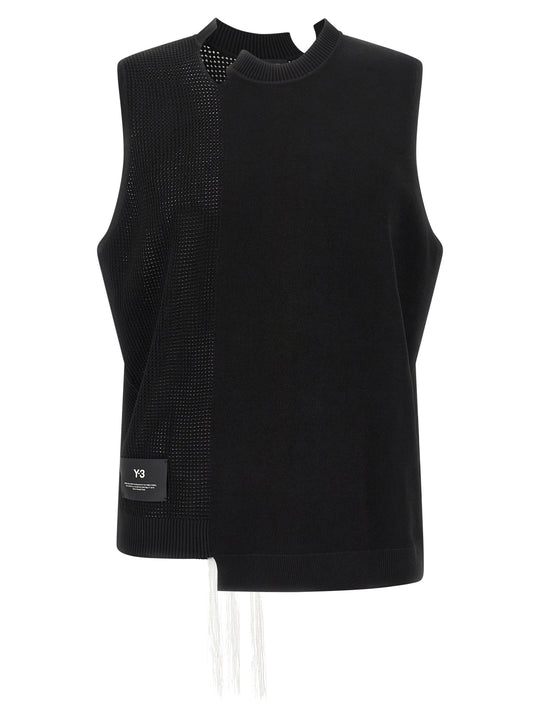 Y-3 Gfx Gilet Black