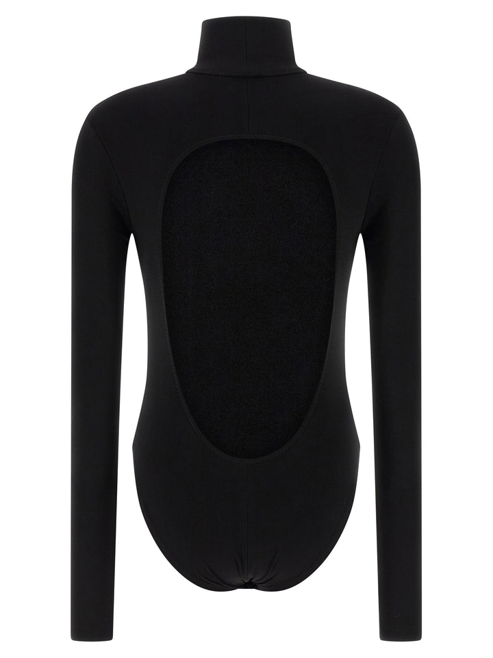 Norma Kamali Body Cut-Out Tops - Black | 2242ed2685e79c5ec3efc219666ccc9ccaa3826b