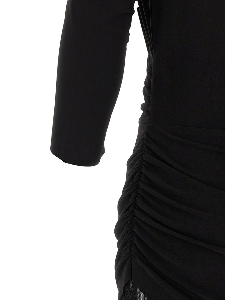 Norma Kamali Heart-Shaped Neckline Bodysuit Dresses - Black | 3466b87137e5261cde3d2bf82048b1ef65d1be65