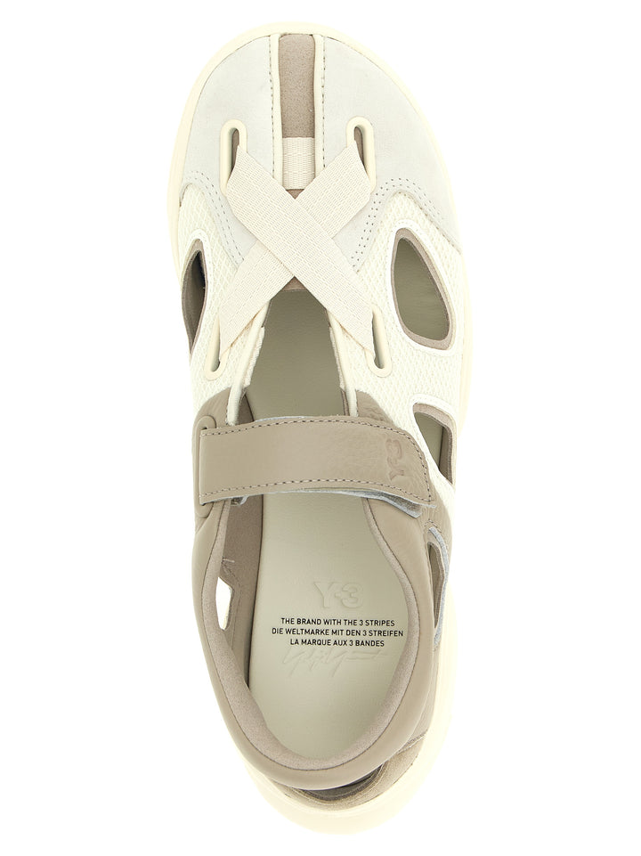 Y-3 Y-3 Gsg9 Sandals - Gray | edd7ab409afd3a2e95215fb14194dbfd1d7a2743