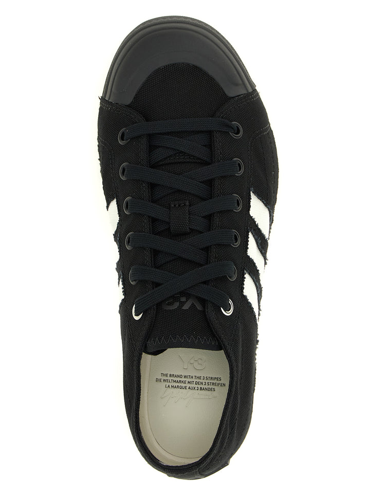 Y-3 Y-3 Nizza Sneakers - White/Black | b250c8a7b37efc08e2203e3e09895f721c6a1d1f